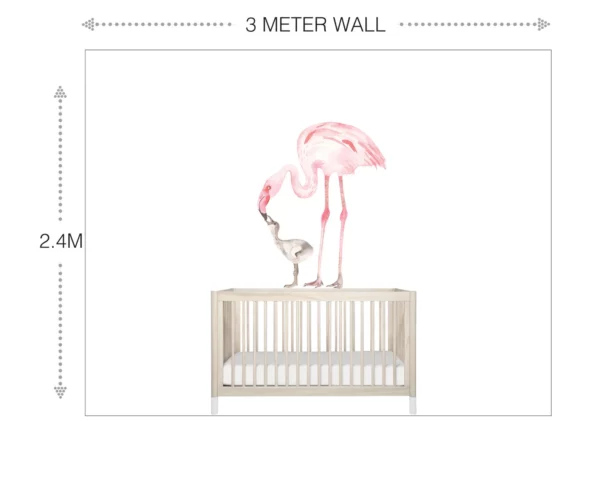 Mom and Baby Birds Wall Decals