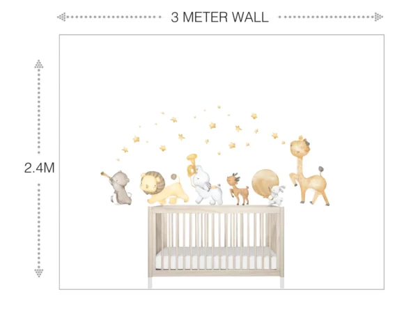 Safari Paradise Wall Decal
