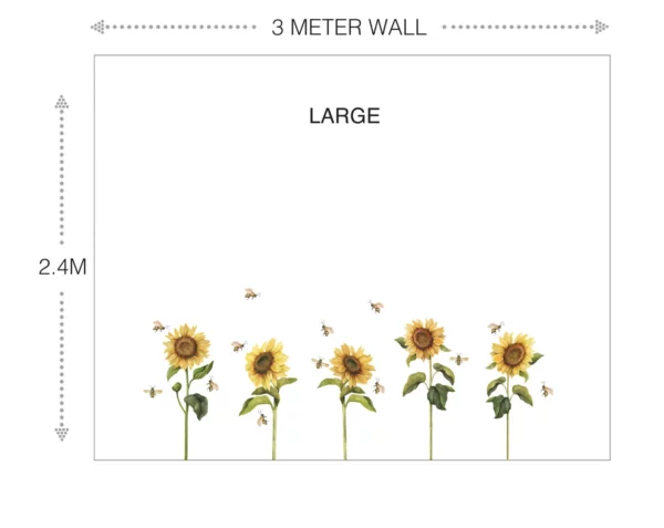 Sunflower Wall Decals