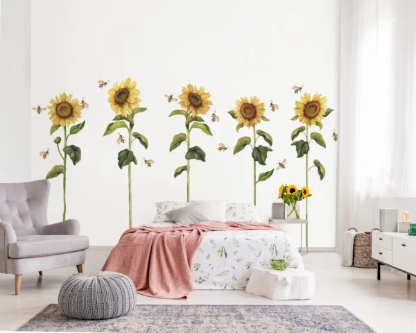 Sunflower Wall Decals