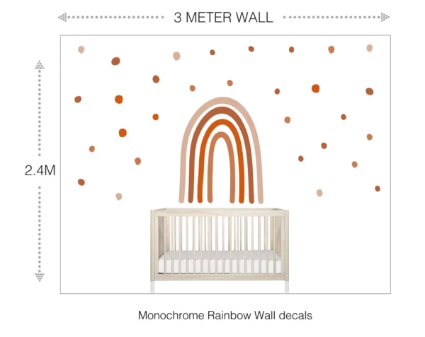 Boho Rainbow Wall Decals