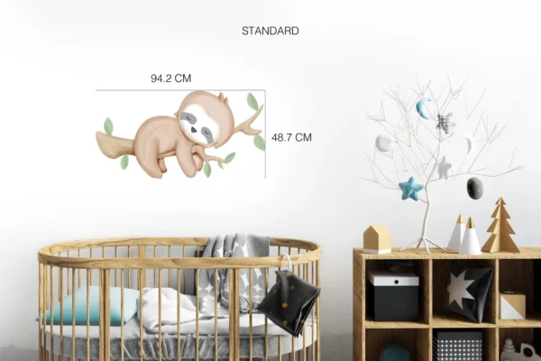 Sloth in the Tree Wall Decals