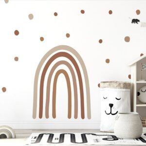 Monochrome Rainbow Wall Decals