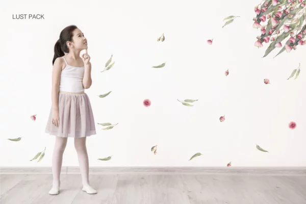 Flowering Gum Tree Wall Stickers - Lust Pack