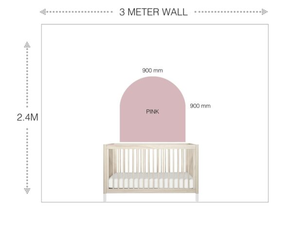 Bed Size Arch Sticker Wall Decals