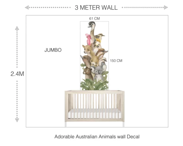 Adorable Australian Animals Wall Decals