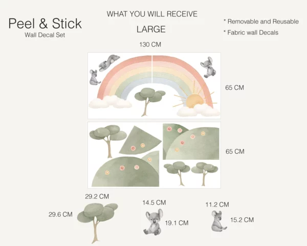 Dreaming Koalas Wall Decals