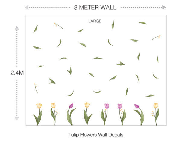 Tulip Flowers Wall Decals