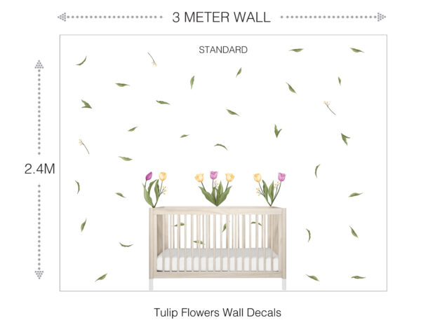 Tulip Flowers Wall Decals
